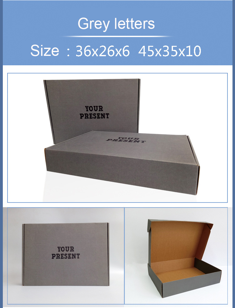 Corrugated Paper Custom Cardboard Mailers For Clothes Shoes Packaging