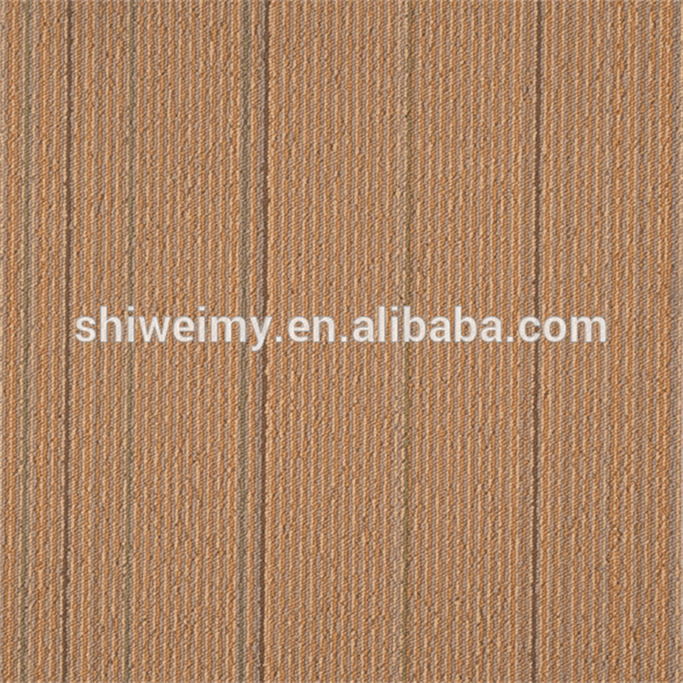 Wholesales striped commercial office carpet tiles
