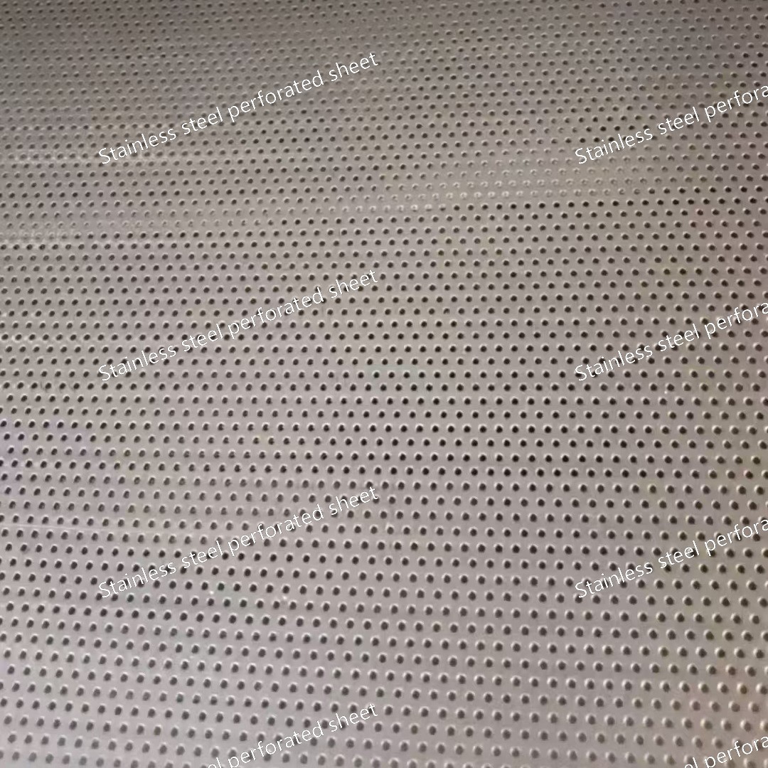Duplex 2205 / S31803 / 1.4462 Stainless Steel Perforated Sheet With Small Diameter Round Hole 0.4mm 0.5mm 0.6mm 0.8mm For Chemail Area