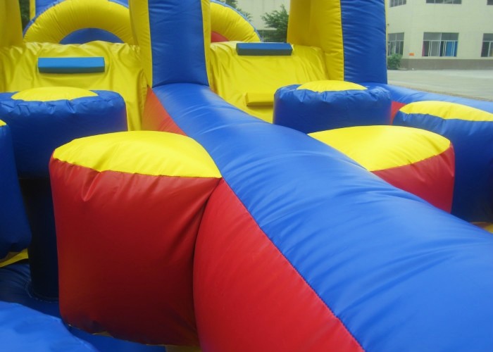 Customized Inflatable Obstacle Course Inflatable Bouncy Jumping Castle With Slides