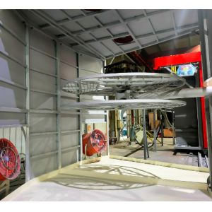 Buy cheap High Stability Turret Roll Molding Machine Metal Roto Moulding Machine from wholesalers