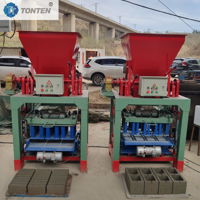 Cement Concrete Block Diesel Brick Making Machine Brick Paver Machine