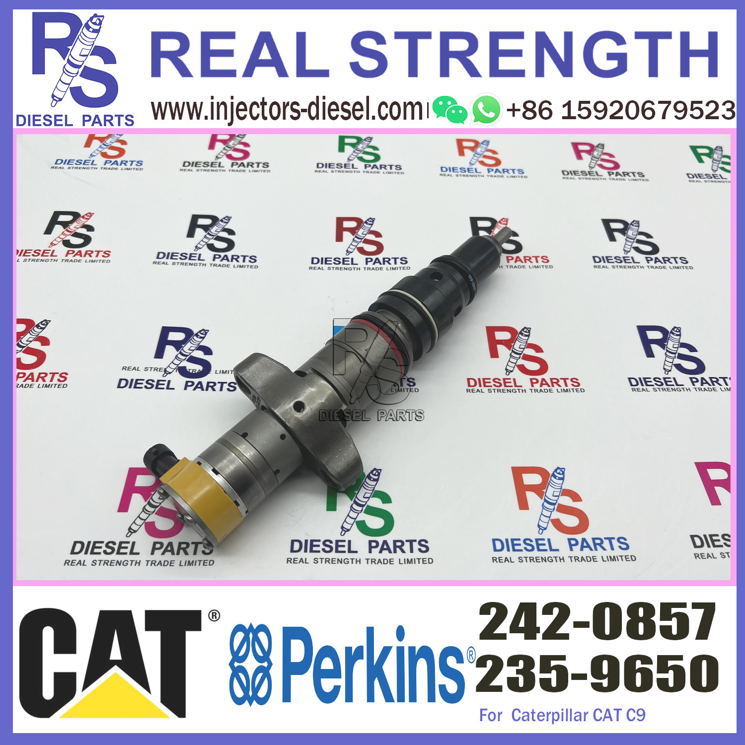 Diesel Engine C7 C9 Fuel Injector 242-0857 242-0857 For 324D/325D/326D/329D/330D/336D/330C