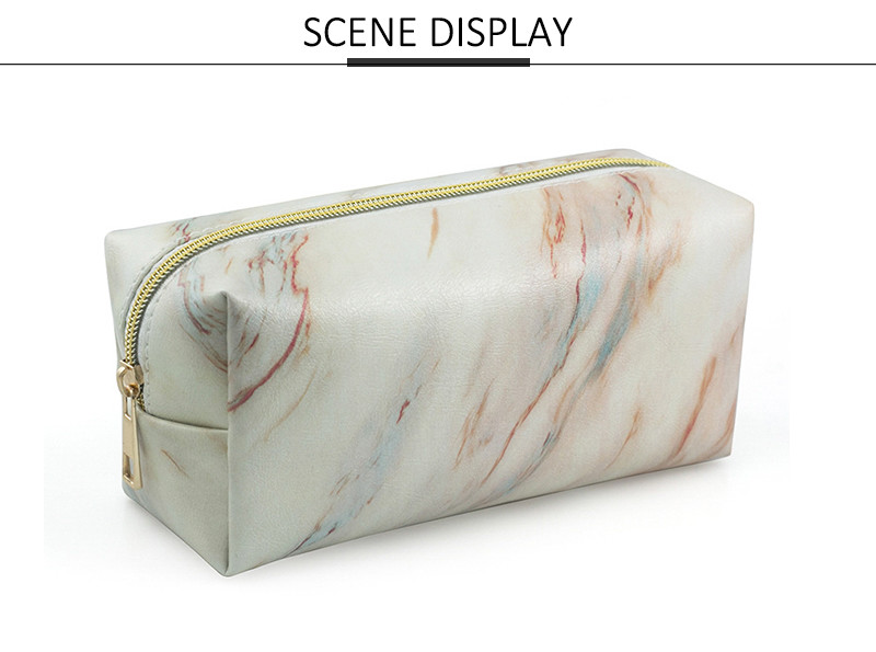 Large Capacity Cosmetic Brush Bag Luxury Makeup Leather Travel Wash Bag