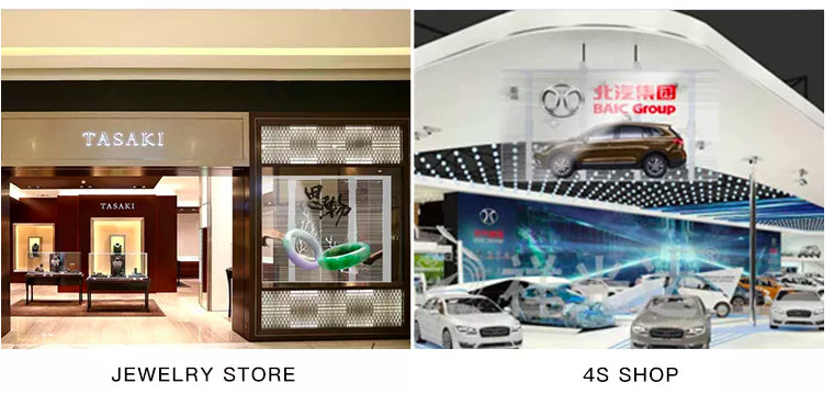 9300k Waterproof Glass Led Mesh Screen Wall High Brightness for Advertising