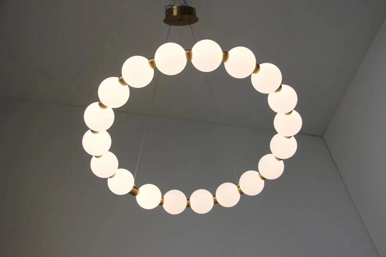 Glass Ball Dining Room Bedroom Study Dining Room Coffee Bar Decoration Lamp Hanging Kitchen Lamp