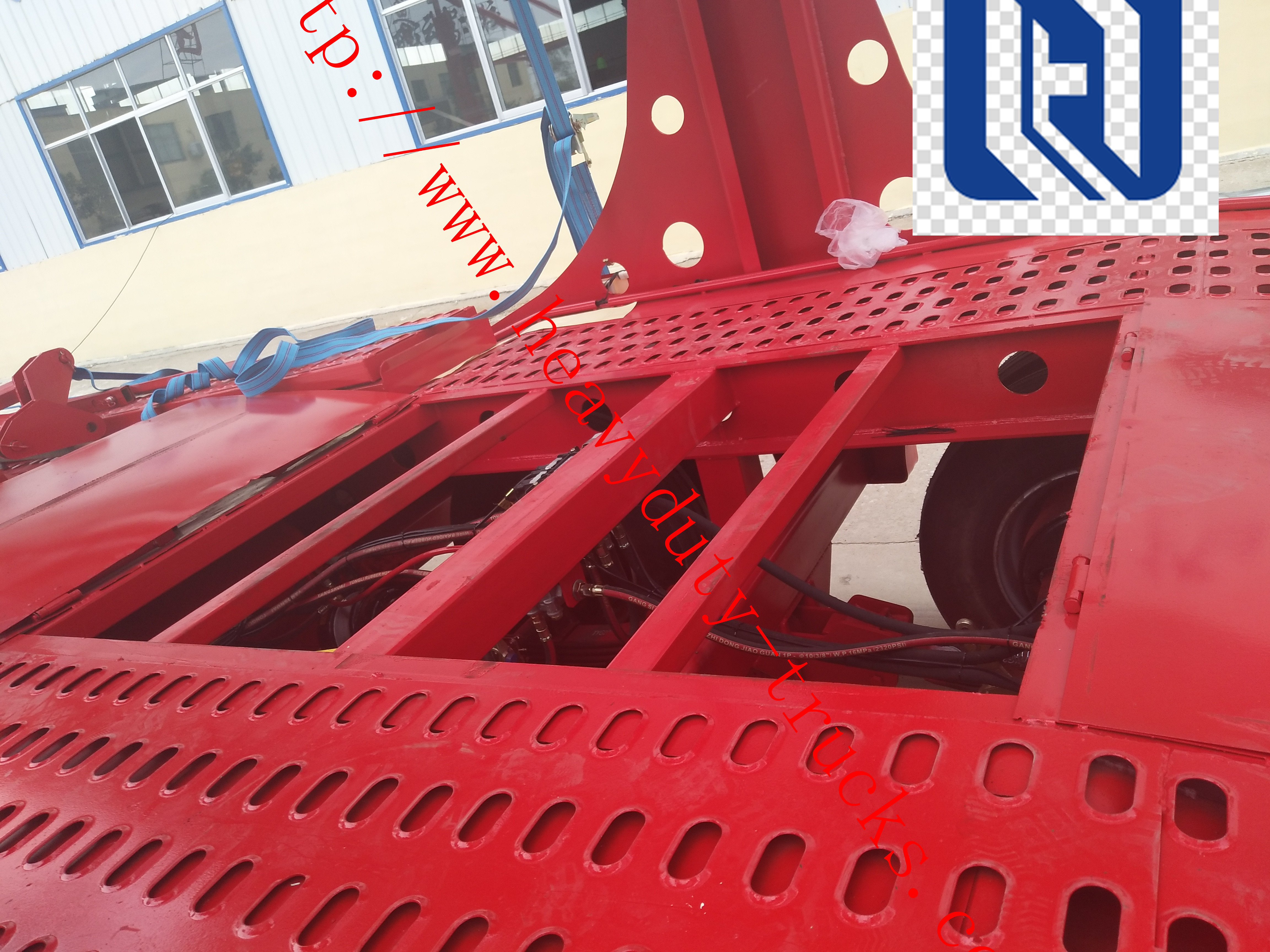 Bulk Cement Semi Trailer car transport
