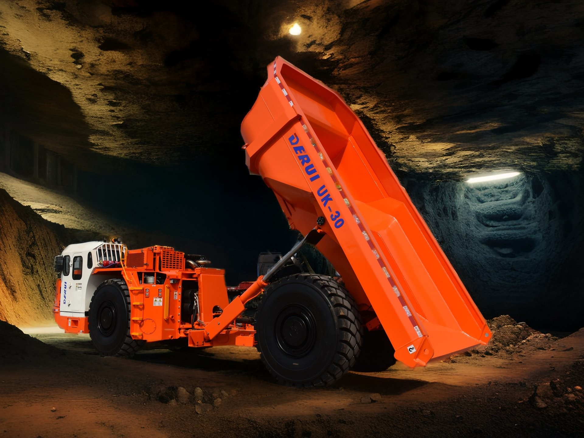 30 Tons Payload Capacity Mining Truck Truck Scale AFRICA MARKET DERUI Brand