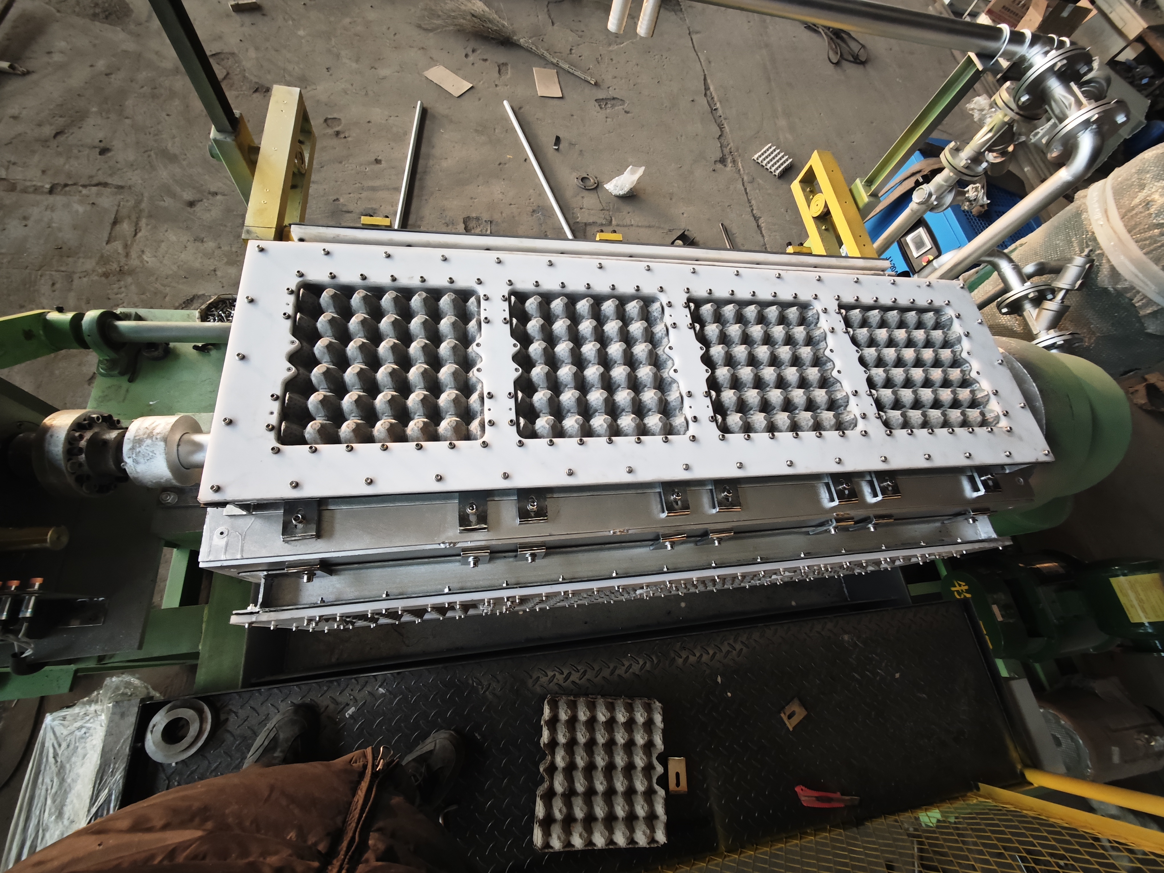 12-20 Stroke/minute Paper Egg Tray Machine Egg Carton Forming Machine for Production 2500 Pieces/hour