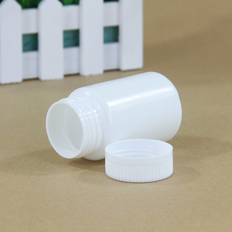 Industrial Package 20ml Round HDPE Food Grade Pill Bottle with Aluminum Foil Cap