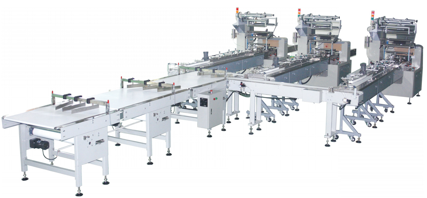 Stainless Steel Automated Packaging Line Mooncake Bread Packaging Line