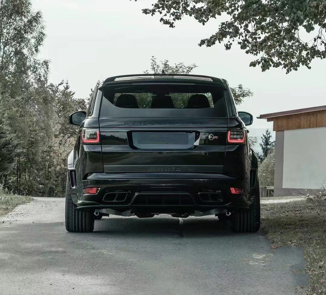 Replacement Repair Land Rover Body Kit 2017 - 2019 Spoiler Hood Resin Fiber Front Lip
