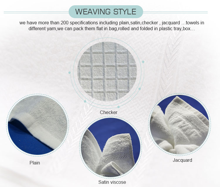 Bleach hot airline disposable cotton face towel