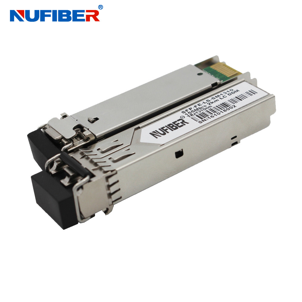155Mb/S 120km CWDM SFP Transceivers Duplex LC 1270nm 1610nm SM DDM