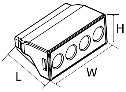 10 PCS Aluminum Fast 41A Electrical Push Connectors