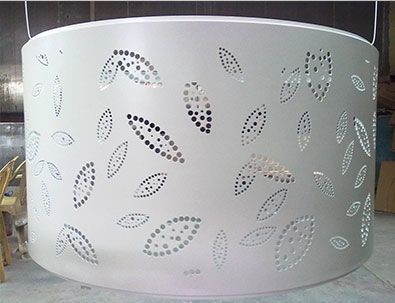 Curved Aluminum Cladding Sheet , Decoration Wall Cladding Sheets Curtain Screen