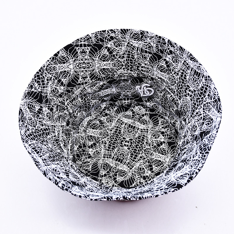 Sublimation Printed Bucket Hats Custom All Over Print Bucket Hat Pattern Embroidered Logo For Women