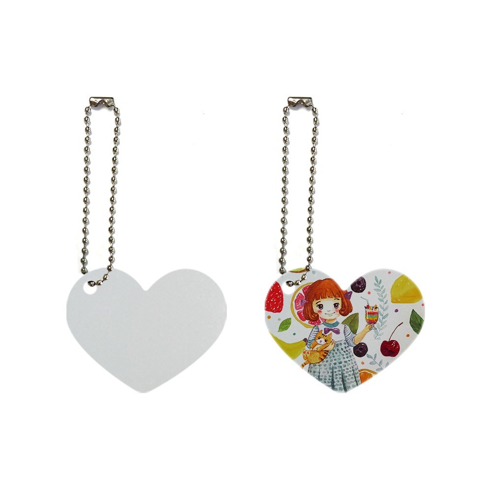 Cute Cartoon Pendant Creative Dog Tag Sublimation Blanks Custom Sublimation Blank