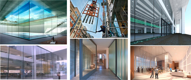 Decorative Flat Tempered Glass Panels For Greenhouse Glass Panels