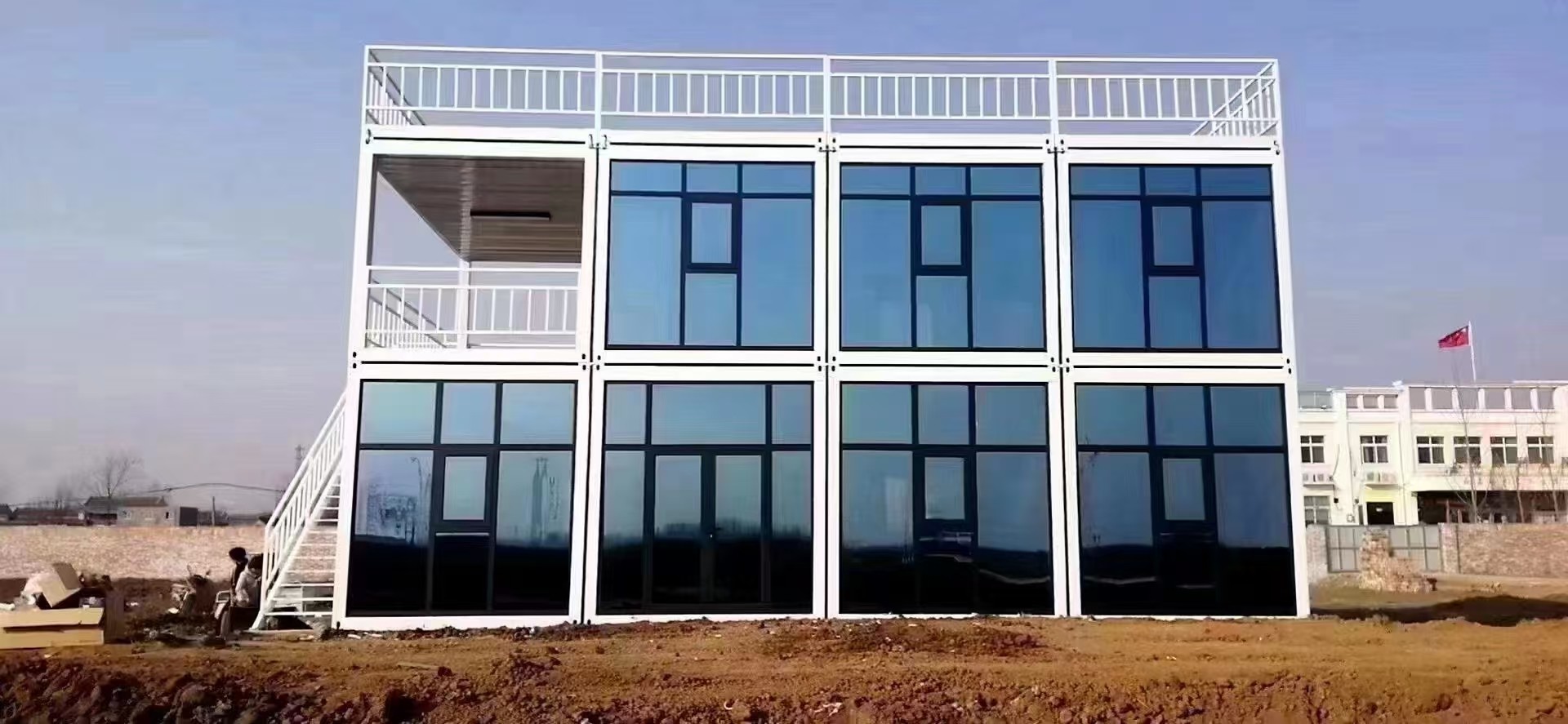 Prefabricated Apple Cabin House Capsule Container Prefab House For Coastal Hotel