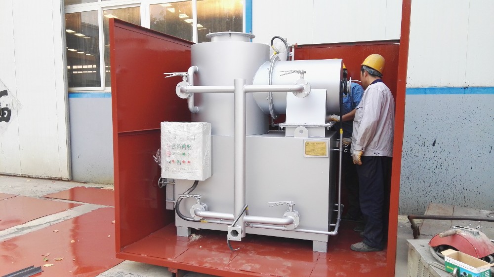 750L/H Chicken Feather Waste Incinerator Burner Cremation Machine Pet Incinerator