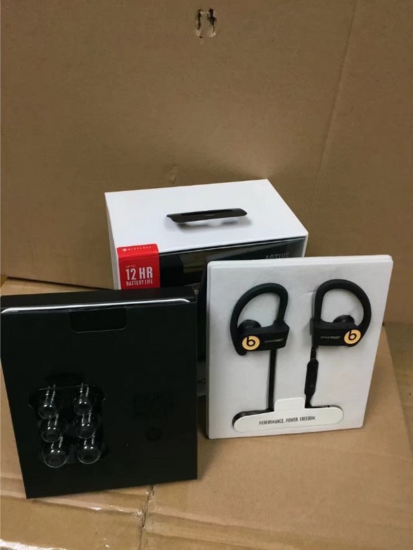 Beats by Dr. Dre Powerbeats3 Wireless Ear-Hook Wireless Headphones - Gold made in china grgheadests.com