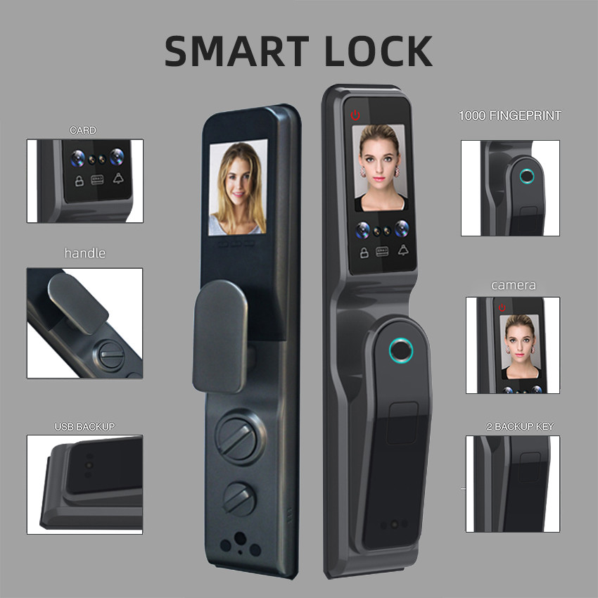 Digital Password Smart Door Lock Keyless Smart Lock With Tuya Wifi