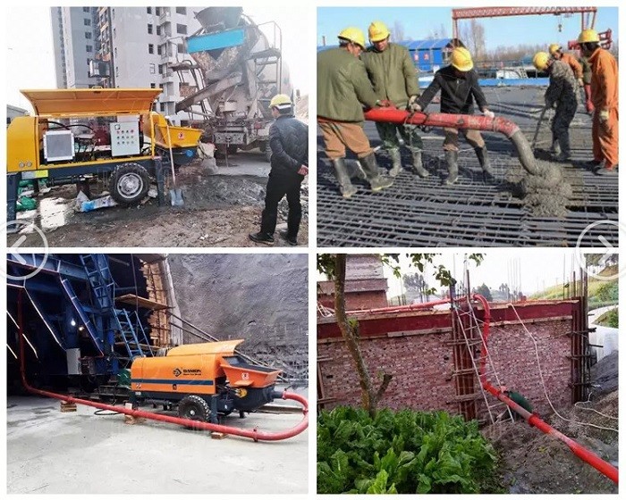 Trailer Concrete Pump
