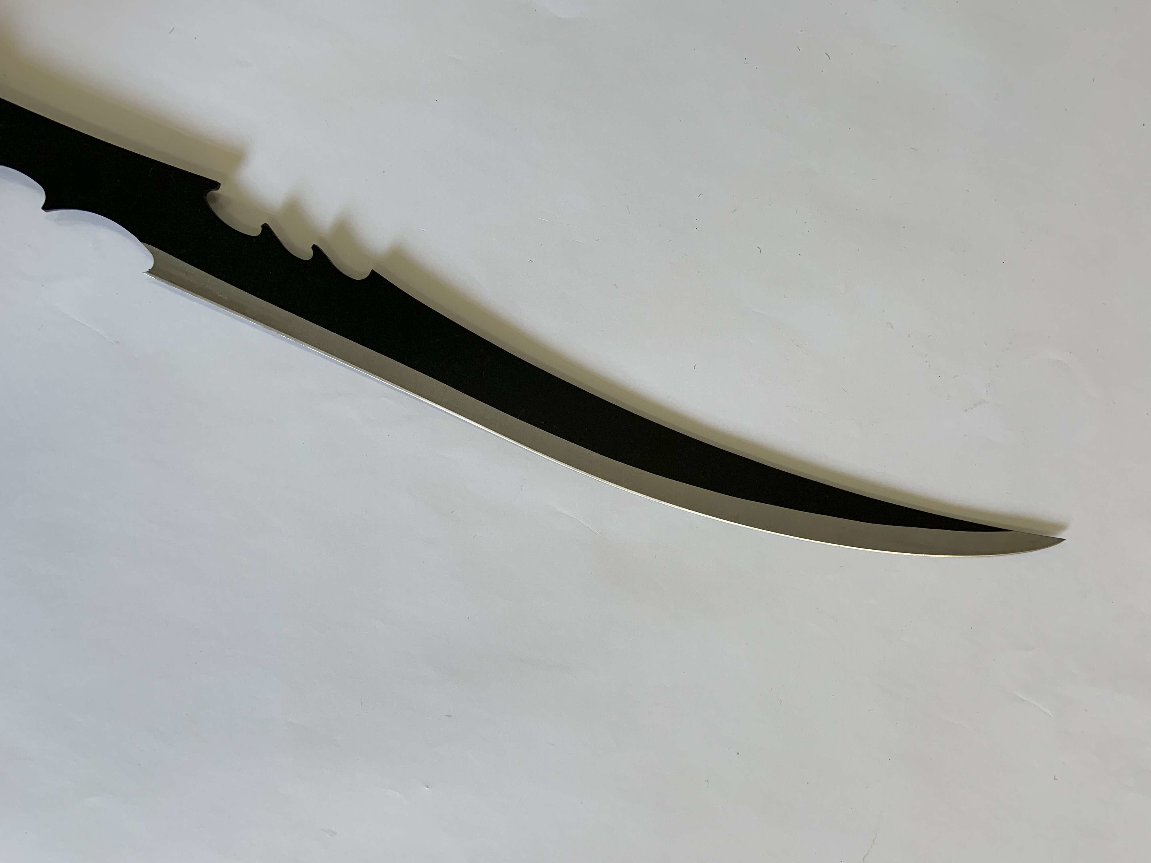 HRC 52 Polished Dragon Scale SS Steel Machete Antirust Cutting Chopping