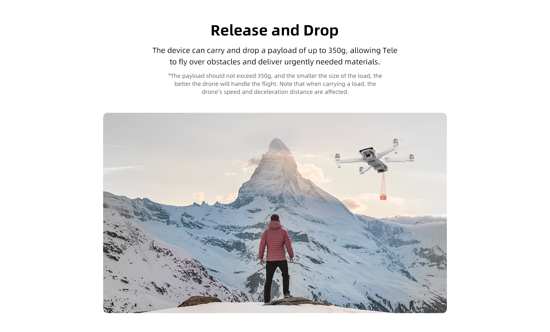 3-axis Gimbal Camera Drone Fimi X8 Tele 4k 60fps Brushless Motor for 37mins Flight Time