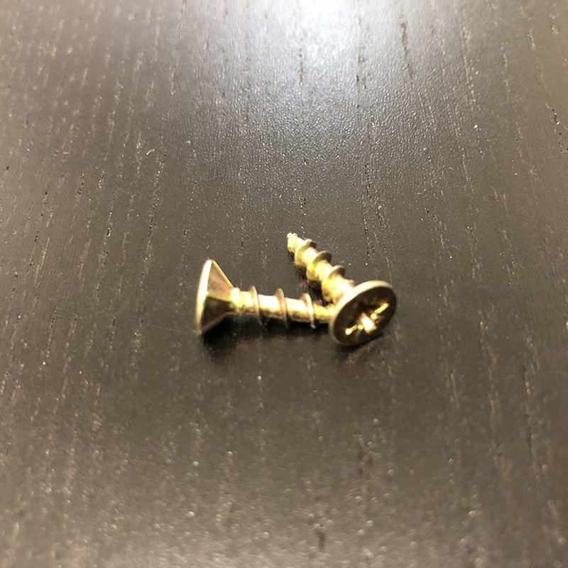 15MM Yellow Zinc Plated Steel Cross Recessed Countersunk Head Chipboard Screws For Timber
