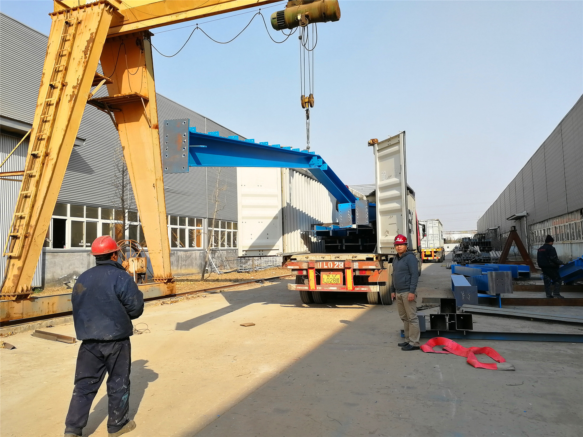 Pre Engineered steel structure workshop factory Light Weight High Quality