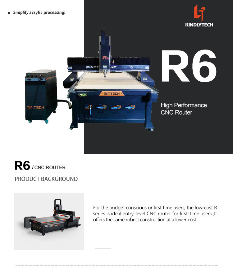 5.5kw 3 Axis CNC Router Machine , 50Hz CNC 1325 Wood Cutting Machine