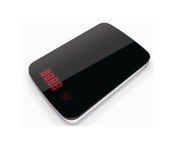 Black Touch Electronic Kitchen Scales with red display
