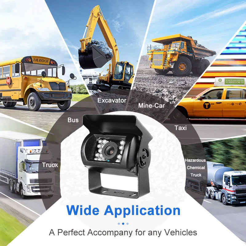 170 Degrees 1080P Bus Surveillance Camera Car Camera Waterproof IP68