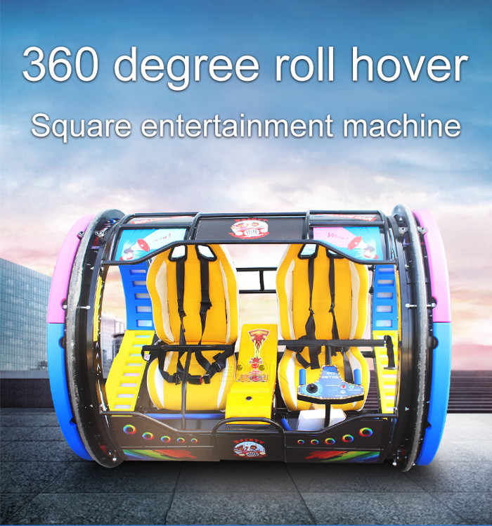 300W Amusement Game Machines 360 Degree Rolling Electric Leswing Happy Car