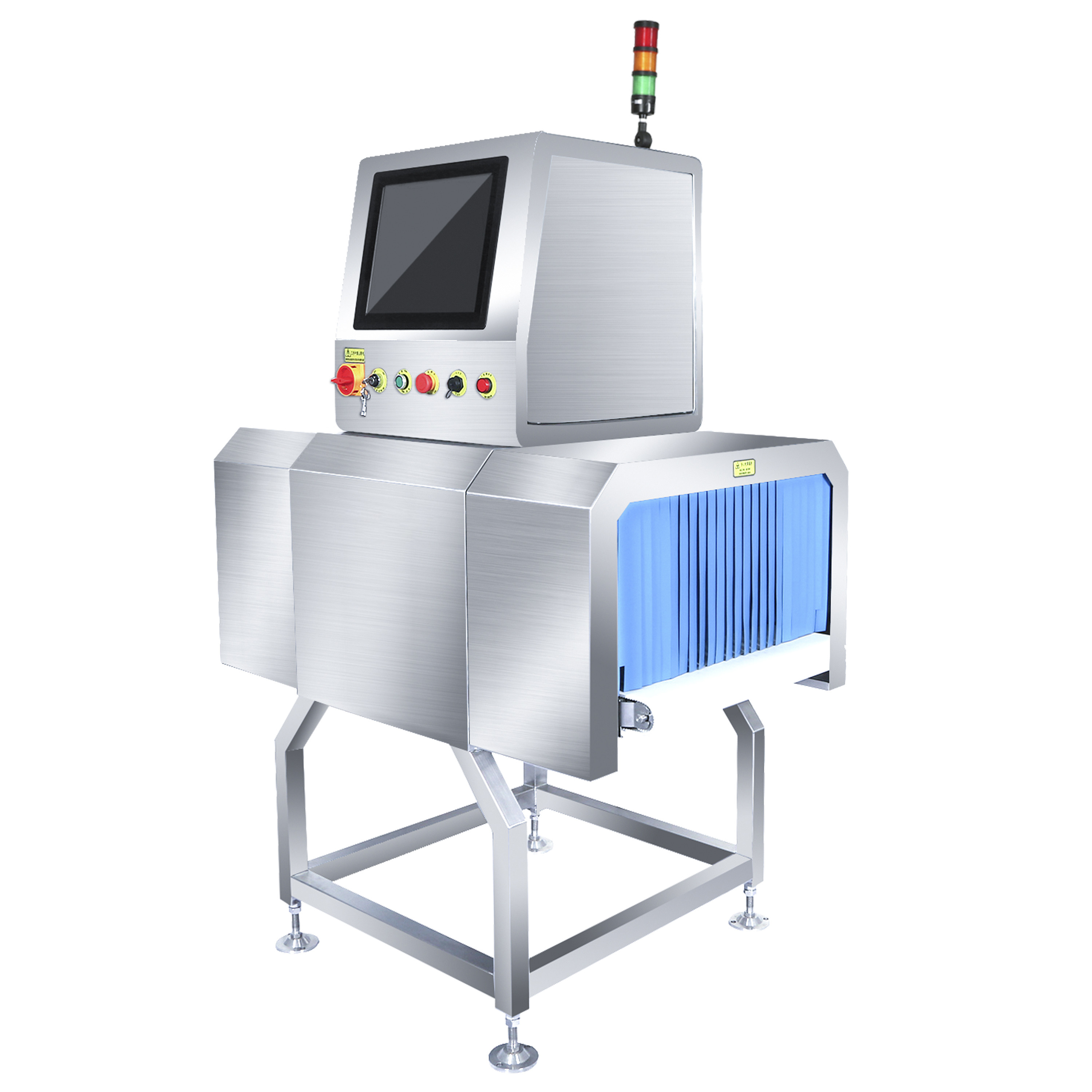 Food Processing X Ray Machines Convyor Belt Detector SUS304 / SUS316