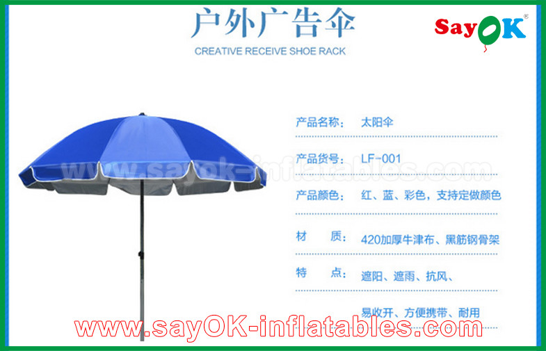 Camping Canopy Tent 2.5 * 2.5M Advertising Sun Umbrella Beach Garden Patio Umbrella