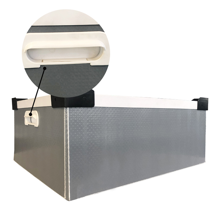 Mangosteen PP Corrugated Box Glossy Apple Coroplast Box Customized