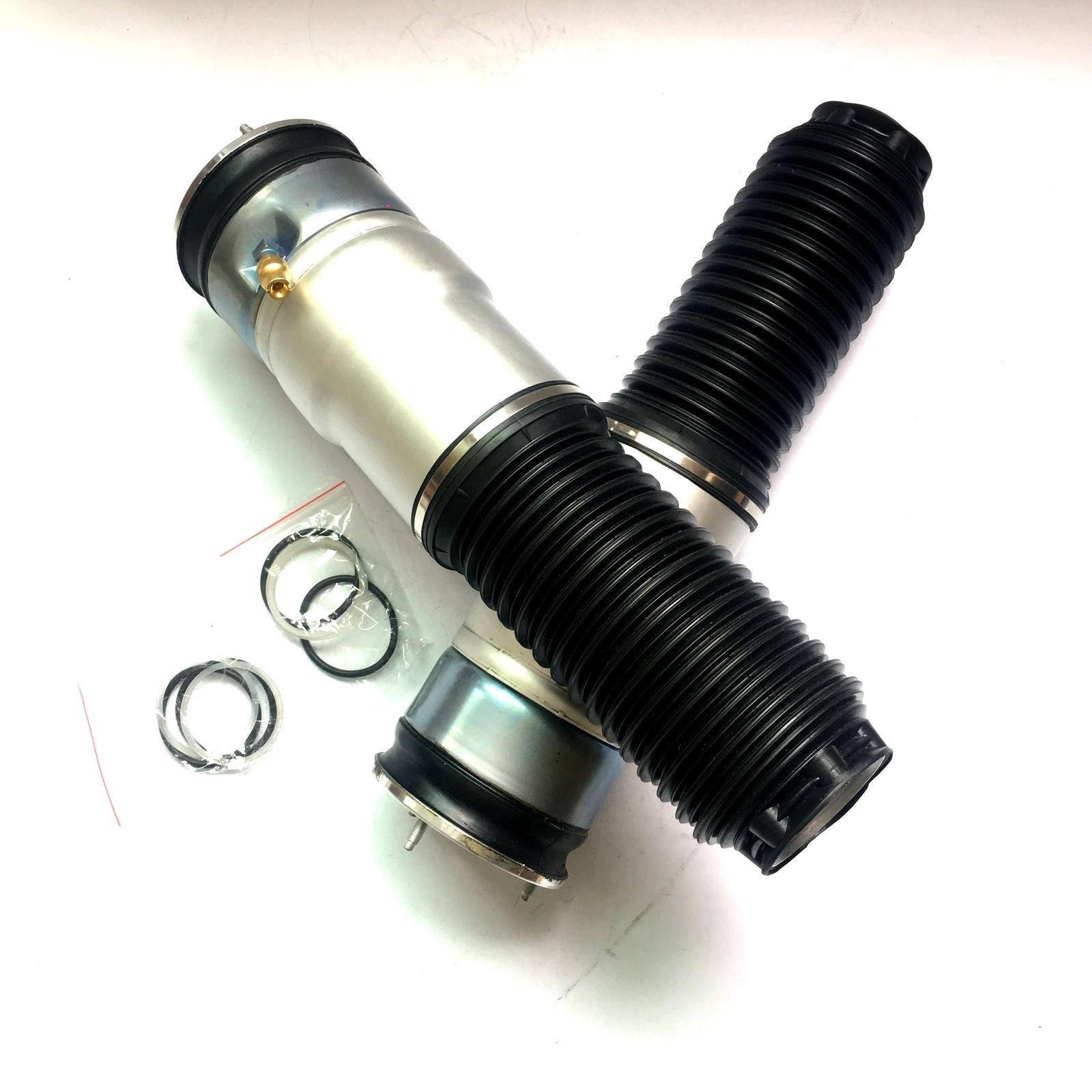 Rubber Steel Aluminum Rear Air Bellow Bag For BMW F01 F02 Air Spring Shock Strut 37126858811 37126858812