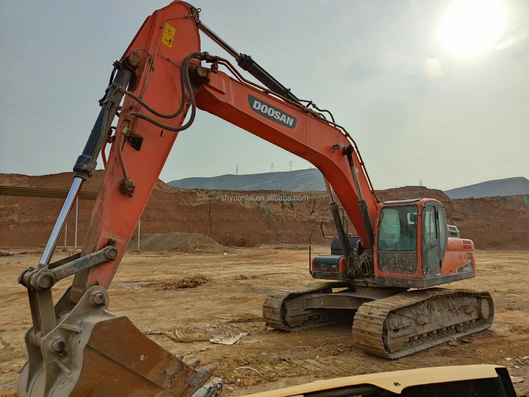 Affordable Second Hand DOOSAN DX360 Excavator with Original Paint and Good Condition