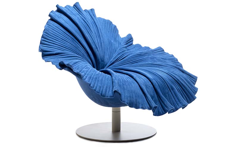 High replica Colorful bloom easy chair flower shape chair bloom lounge chair in fabric modern calssic lougne chair