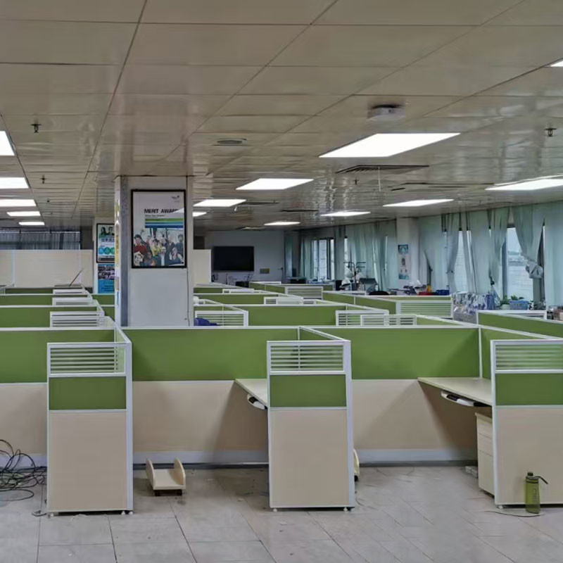 Green 2 4 6 Seater Office Workstation Desk For 2 4 6 Person People
