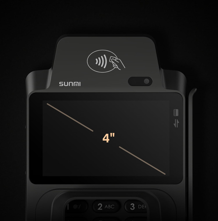 Financial Pinpad Smart POS With Quad-core Processor And NFC Card Reading