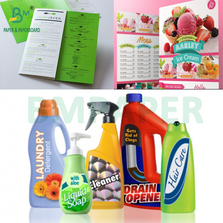 Matte Double Sided Waterproof White PP Synthetic Paper 80 - 400um