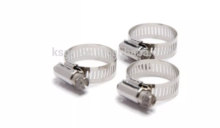 Heavy Duty Pipe Fitting Type Hose Clamp Stainless Steel Hot Hose Worm Clamp