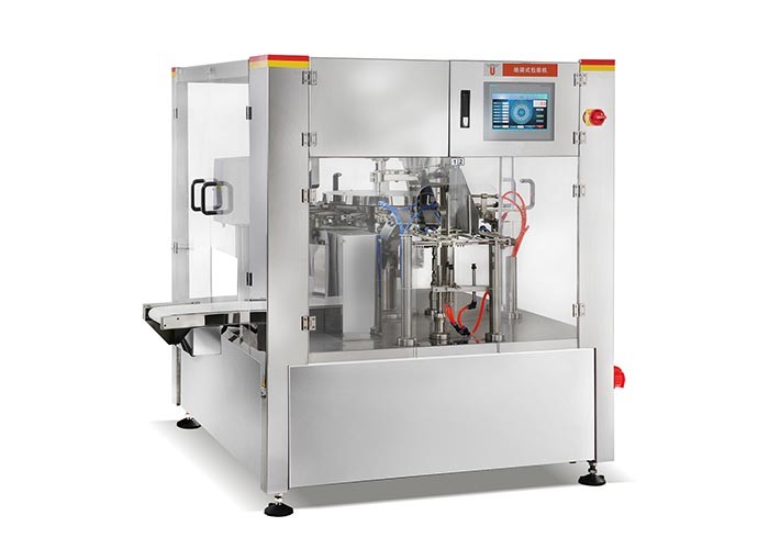 High Speed Mini Doypack Premade Pouch Packing Machine With Zipper Stainless Steel