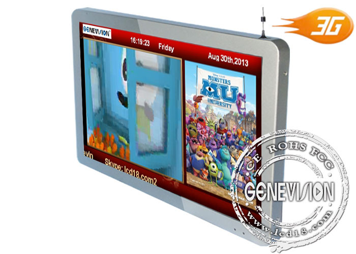 8ms Responsive Time 3G Digital Signage with Toughened Glass Panel