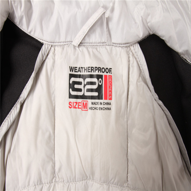 32.,Ladies Ultra Light Down Jacket With Knit Sleeve Cheap Price Good Quality See Through Design