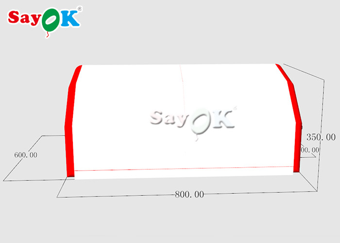 Inflatable Shelter Tent Custom Tarpaulin Outside Emergency Shelter Tent For Hospital , School